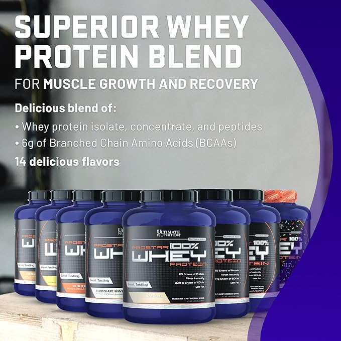 Ultimate Nutrition Prostar Whey Protein Powder Isolate Chocolate Birthday Cake - Low Carb High Protein Powder Shake for Muscle Gain &amp Recovery - Low Sodium Low-Fat &amp Keto Friendly - 5.28 lb