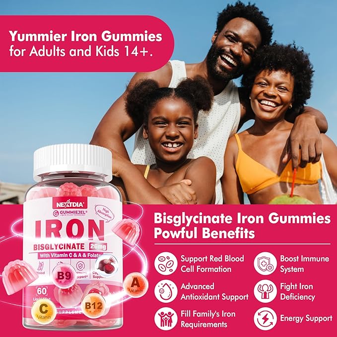 Sugar Free Kids Multivitamin Gummies &amp Vegan Iron Filled Gummies