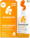 Healthycell Joint Health &amp Mobility Daily Liquid Supplement - Joint Support Supplement Inflammation Response Cartilage &amp Flexibility with Curcumin Glucosamine &amp Chondroitin - 14 Gel Pac