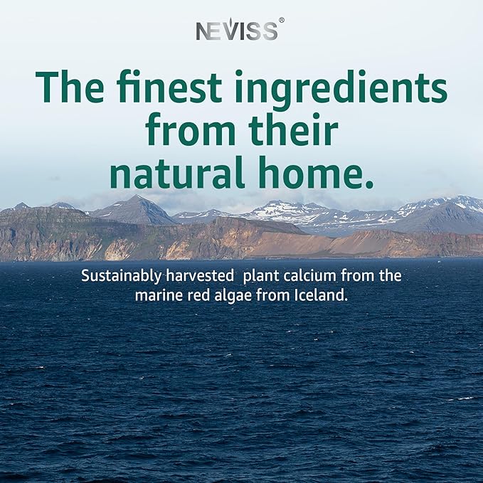 (2 Pack) Calcium Gummies for Women Sugar Free Calcium Supplement from Sustainable Algae (3rd Party Tested) with Vitamin D3 K2 C Zinc Boron Manganese for Bone Strength Calcium Absoption Vegan