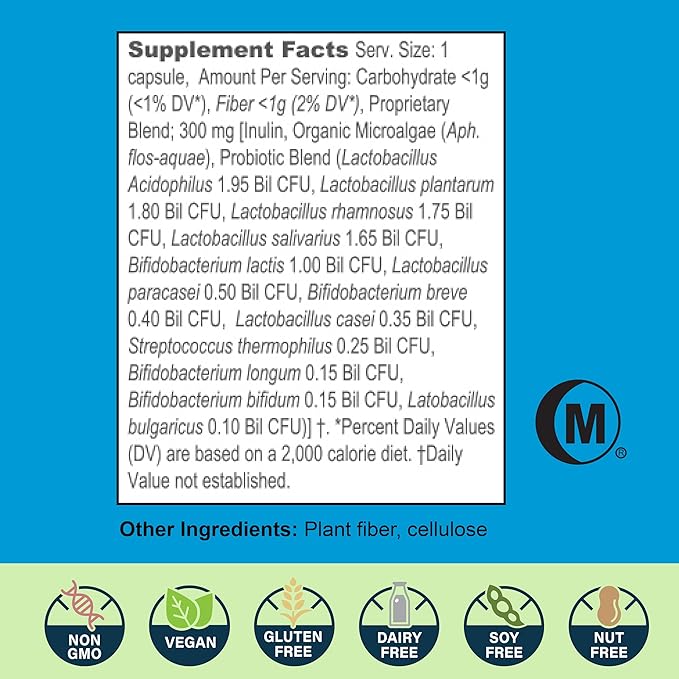 New Earth Spectrabiotic® - Full Spectrum Probiotic Supplement 30 ct - Supports Digestion Nutrient Absorption &amp Gut-Brain Axis for Vibrant Health