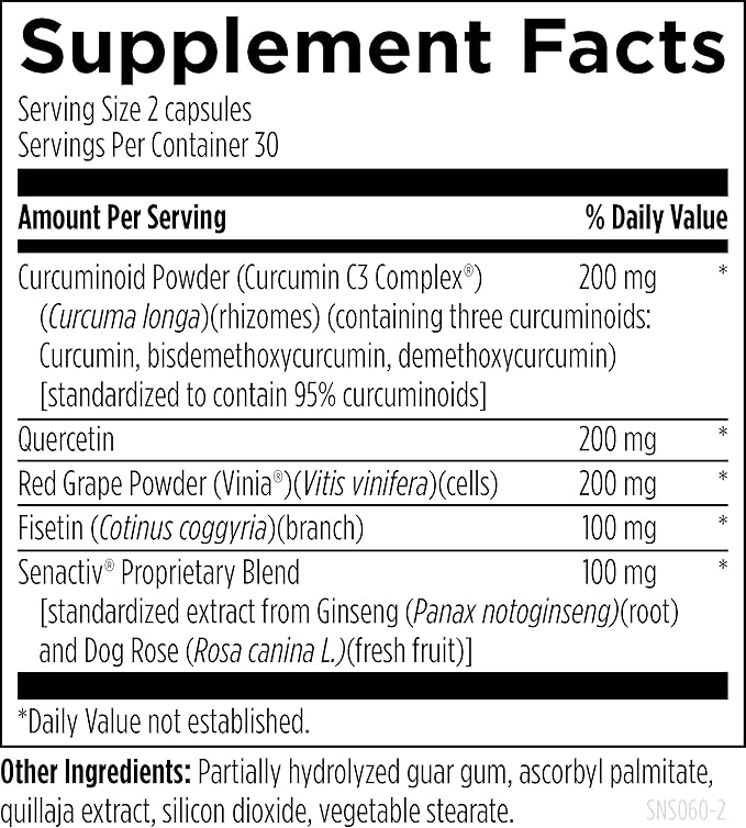 Designs for Health Senolytic Synergy (60 Capsules)