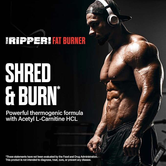 JNX SPORTS The Ripper! Fat Burner Pre Workout for Men &amp Women – Thermogenic Fat Burning Powder &amp Appetite Suppressant Boost Energy &amp Endurance – Razor Lime 30 Servings