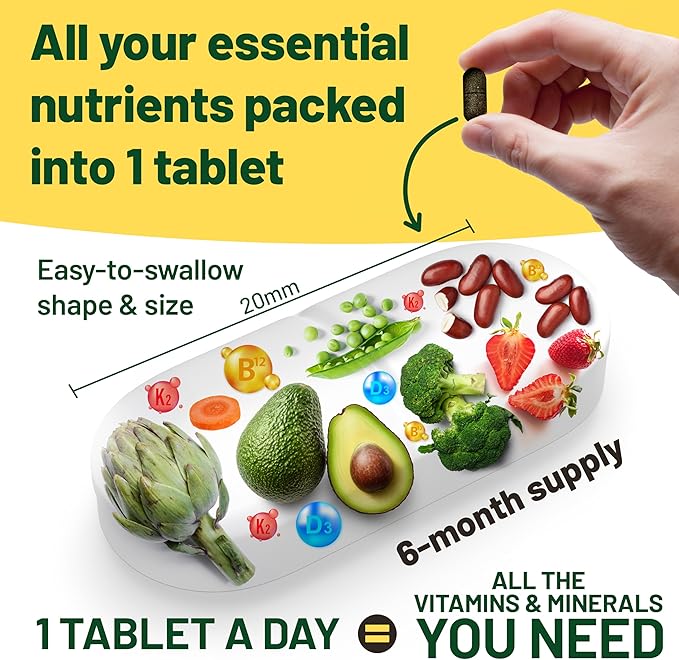 Vegan Vitality Lion's Mane x General Health Combo Bundle - 6 Months Lion's Mane and Multivitamins