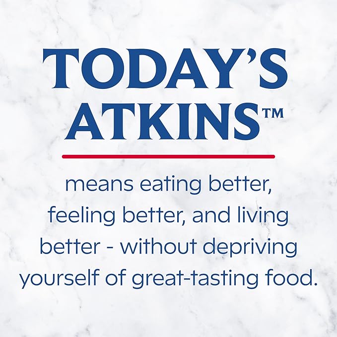 Atkins Strong High Protein Shake Chocolate Peanut Butter Flavor 30g Protein Low Carb and Low Sugar Shake Keto Friendly Gluten Free Muscle and Gut Health Support Complex (Pack of 24)