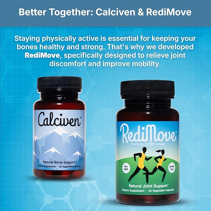 Natural Bone Support Supplement - Non-GMO Gluten-Free