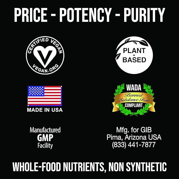 Gains in Bulk GIB Raw Plant Powered Protein Vegan Protein 2.6 lbs