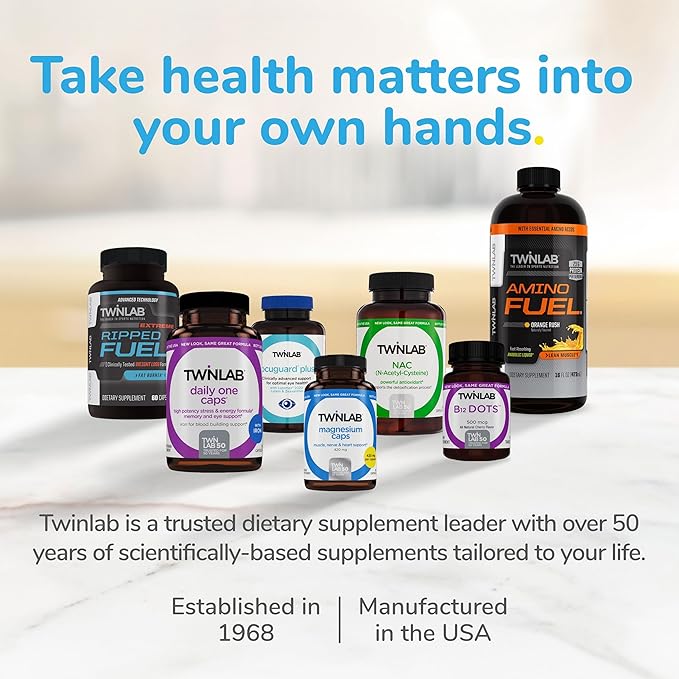 Twinlab Daily One Caps Without Iron - Nutritional Supplement with Zinc B Vitamins Magnesium and More - 180 Capsules