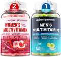 Mens Multivitamin Gummies 60 Count + Womens Multivitamin Gummies 120 Count