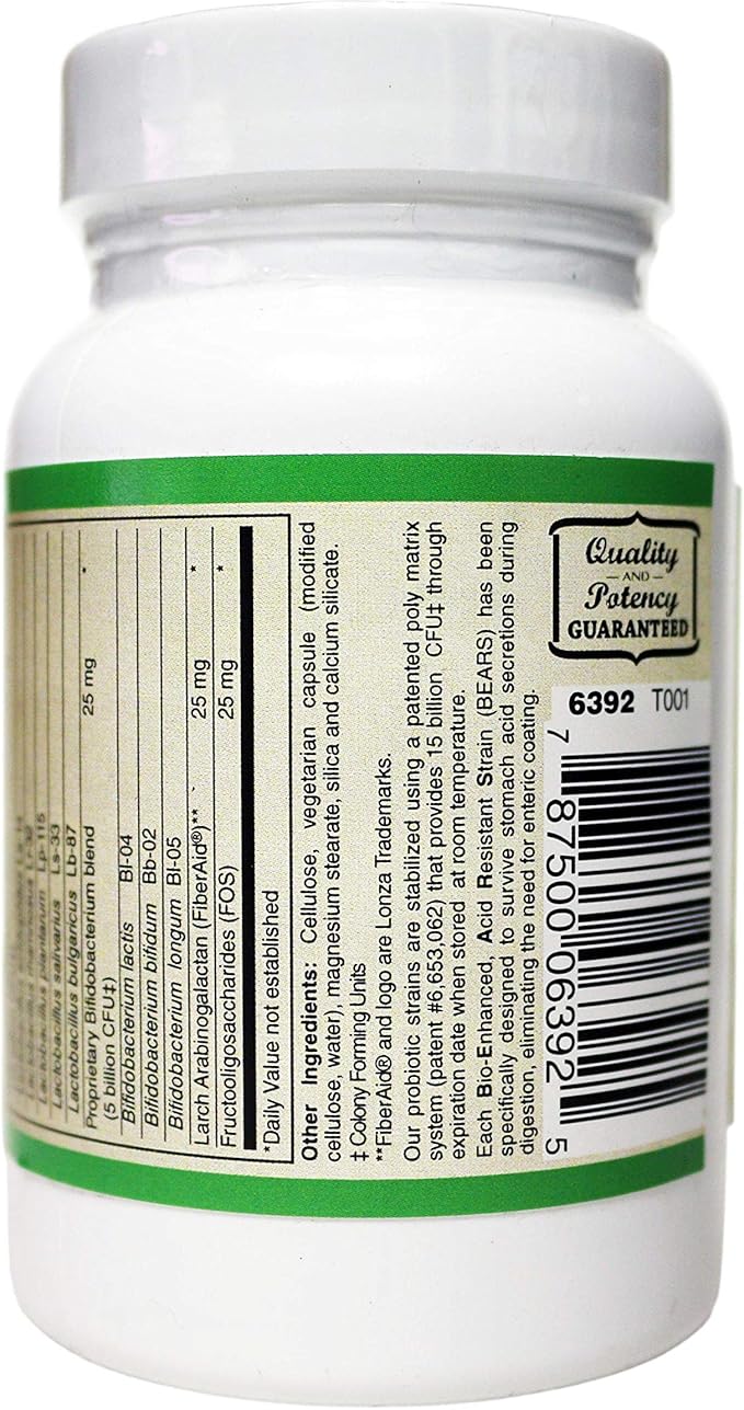 15 Billion Women's Probiotic • Formulated Specifically for Women • Survives Stomach Acid • Shelf Stable • Synbiotic