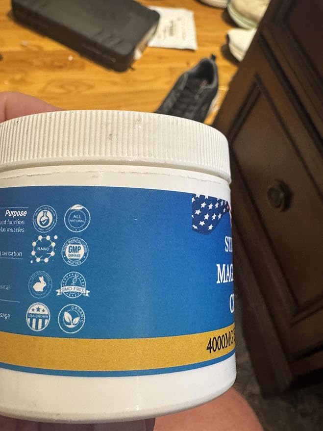 STIRLING Magnesium Cream - 4000mg Hemp Seed Oil + Magnesium &amp Arnica - Supports Joint Mobility Muscle Comfort &amp Back Function - Made in USA with Premium Ingredients