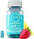 SugarBearPro Hair Vitamin Gummy 1 Month Supply Extra Strength Biotin 6000mcg for Hair Growth Vegan Vitamin B12 MSM Inositol Omega 3 Elderberry Certified Kosher Halal Cruelty-Free