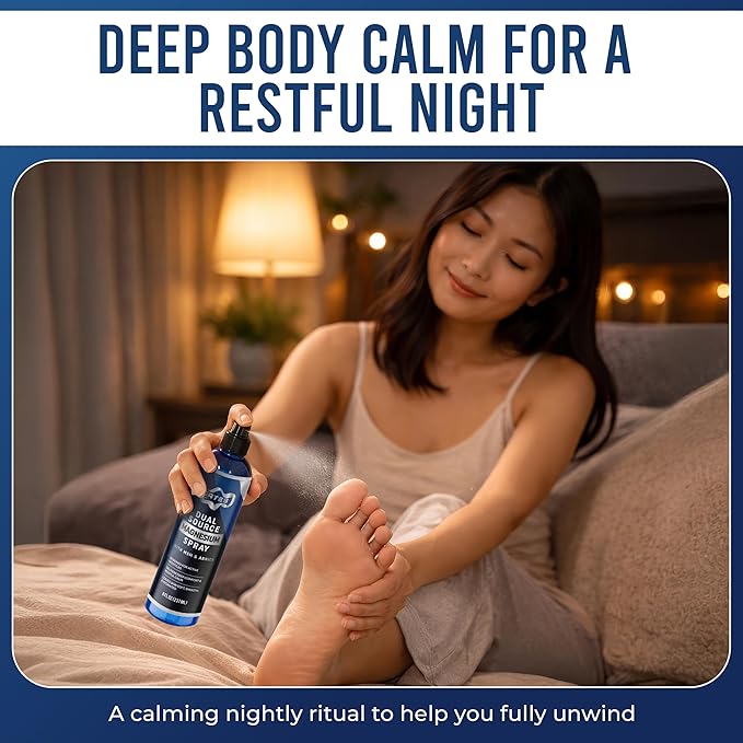 8 Gates Dual Source Magnesium Oil Spray for Pain Relief with MSM &amp Arnica – Deep Muscle Relief for Leg Cramps Sore Muscles &amp Feet – Dead Sea Magnesium Chloride Epsom Salt &amp Panthenol – 8