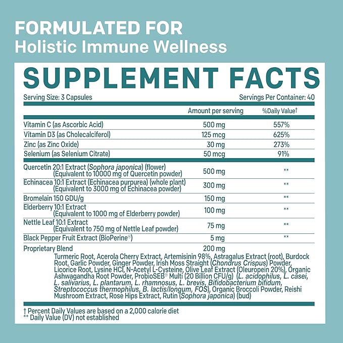 PrimeMD 4-in-1 Calcium Supplements for Women &amp Men or Heart Bone &amp Body Defenses (120 ct) &amp 28-in-1 Quercetin with Bromelain Supplement - Quercetin 500mg Capsules for Immune Defense Suppo