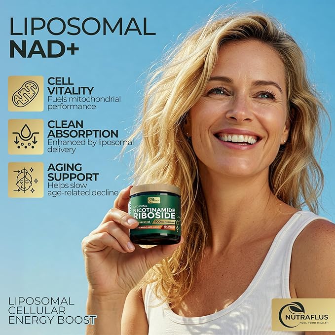 NAD Alternative of NMNH Supplement – Liposomal NAD + Resveratrol Supplement – NAD Supplements for Women and Men – Liposomal Nicotinamide Riboside 900mg for Energy &amp Healthy Aging - 80 Capsules