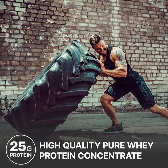 NutraBio Classic Whey Protein Powder- 25G Protein Per Scoop -No Fillers Artificial Colors Preservatives - Low Glycemic Index - (Chocolate Peanut Butter 5 Pounds)