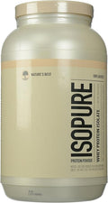 Isopure Whey Protein Isolate Unflavored 3 Pounds (Packaging May Vary)