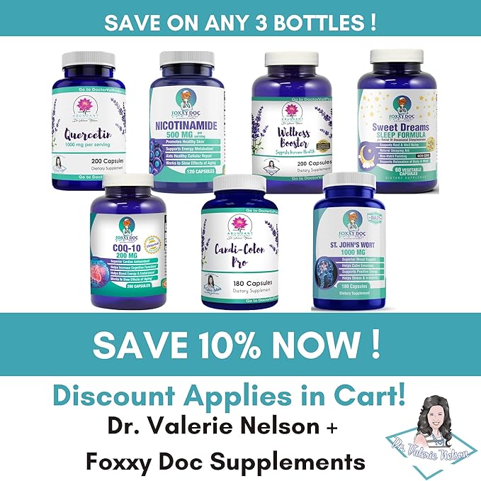 Candida Support - Aids Digestion Intestinal Issues - 180 Capsules - by Dr. Valerie Nelson