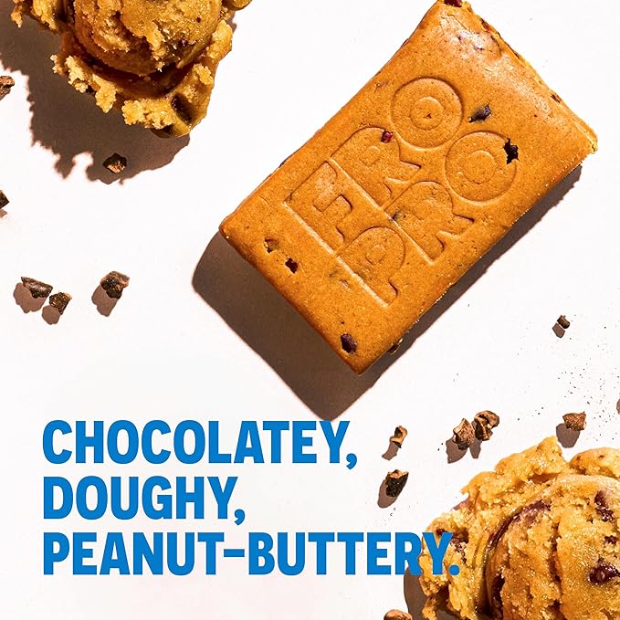 FROPRO Plant Protein Snack Bars - Plant Based Protein Bars All-Natural Gluten Dairy &amp Soy Free High Protein Bars with Low Calories | Chocolate Chip 24 Pack