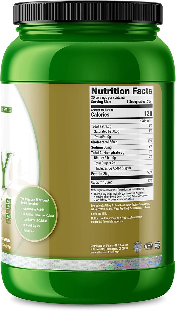 Ultimate Nutrition Clean Whey Protein Blend Vanilla Crème