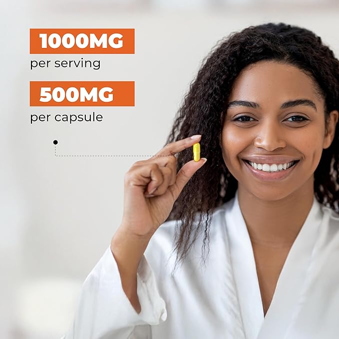 Quercetin 500mg Vegetarian Capsules 240 Count | 1000mg Per Serving of 2 Capsules | Immune Support Supplements For Respiratory Cellular Health &amp Seasonal Allergies | Quercitin for Men &amp Women