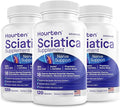 Advanced Sciatic Nerve Support Relief: Alpha Lipoic Acid - 18 in 1 Sciatica Supplements - Vitamin B Complex - Made in USA (360 Count (Pack of 1))