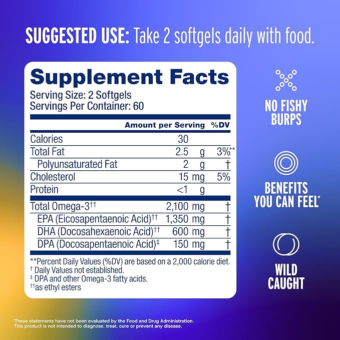 Oceanblue Omega-3 Bundle – 2100 Triple Strength 180ct + Essentials Everyday Omega Minis 60ct – High-Potency EPA DHA DPA with Vitamin D3 – Orange Flavor – Heart Brain &amp Immune Support - 2 Pack