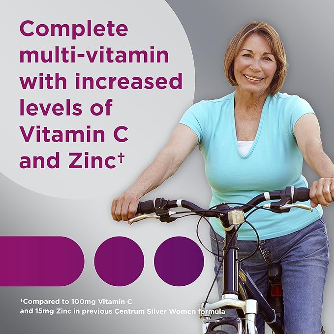 Ensure Max Protein Nutrition Shake with 30g Protein &amp Centrum Silver Women's Multivitamin for Women 50 Plus with Vitamin D3 200 Ct