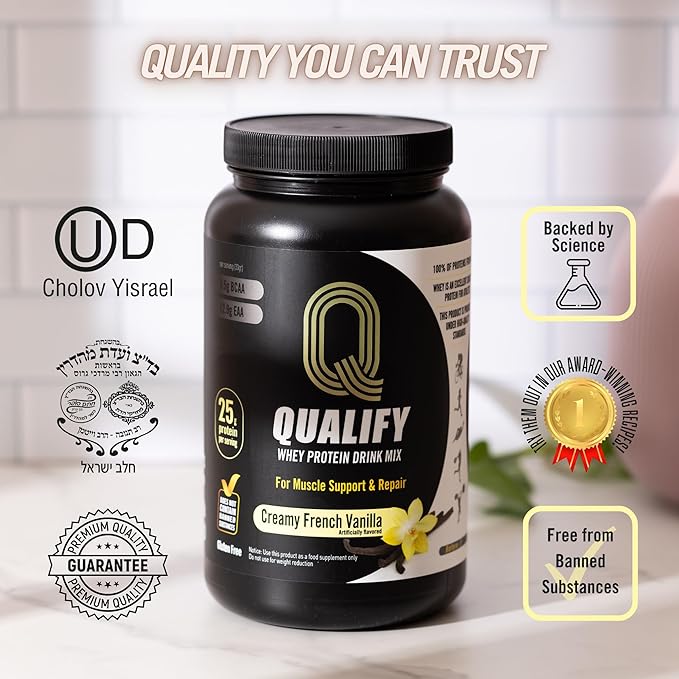 Creamy French Vanilla + Dark Chocolate Fudge Whey Protein Bundle – Gluten-Free Kosher Post-Workout