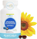 Core Med Science Liposomal Glutathione Supplement (500mg 60 Softgels) - Pure Reduced Setria with Phospholipid Complex - Antioxidant Supplement for Energy and Skin