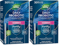 Nature's Way Fortify Daily Probiotic for Women 30 Billion Live Cultures 10 Strains Prebiotics Supports Digestive &amp Immune Health* No Refrigeration Required 30 Capsules (Packaging May Vary)