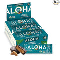 ALOHA Organic Plant Based Protein Bars - Almond Butter Cup - 12 Bars Vegan Low Sugar Gluten-Free Paleo Low Carb Non-GMO No Stevia No Erythritol