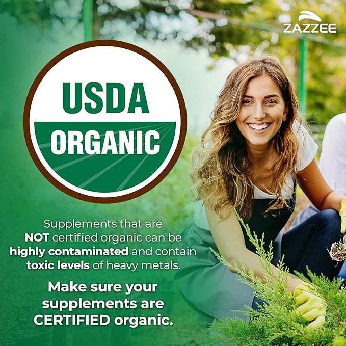 Zazzee Ultimate Anti Aging Antioxidant Bundle | USDA Organic Pomegranate with Polyphenol Rich Blueberry and Super Concentrated Grape Seed Extract Capsules | Non-GMO Vegan &amp ISO Lab Tested