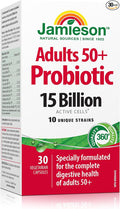 Jamieson Adult 50+ Probiotic Complex 15 Billion 30 vegi caps
