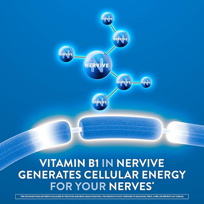 Nervive Nerve Health Glucose Support Tablets Nervive Supplement Nervive Tablet Alpha Lipoic Acid Chromium Picolinate Vitamin B12 B6 B1