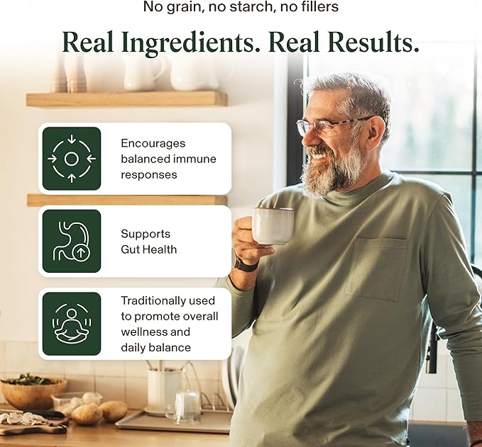 Real Mushrooms Turkey Tail Capsules – Organic Mushroom Extract for Daily Wellness Gut Harmony Energy Support – Vegan Non-GMO No Fillers – Turkey Tail Extract 200 Count Mushroom Supplement