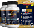 IronVision Max Eye Health Supplement 24 Premium Vitamins &amp Minerals Lutein Bilberry Extract 60 Capsules (2)