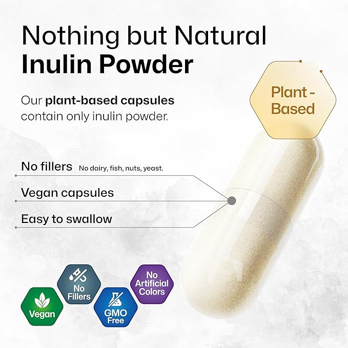BIO KRAUTER Inulin 100 Capsules &amp Licorice Root Tincture 2 Fl. Oz.