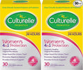 Culturelle 4-in-1 Probiotics for Women Daily Probiotic &amp Prebiotic Supplement to Support Vaginal Health Digestive Health Immune Health Occasional Diarrhea Gas &amp Bloating Relief Non-GMO