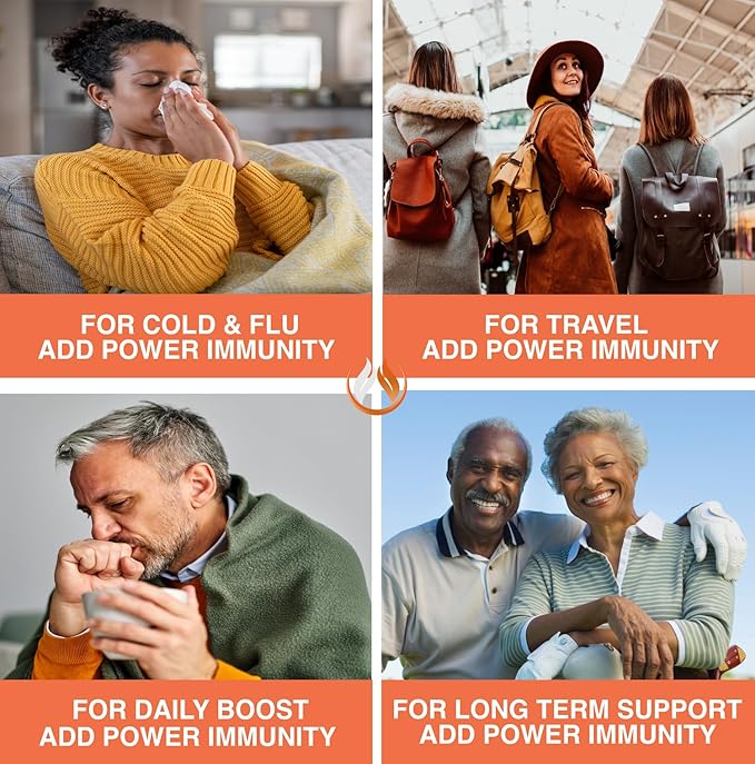 THE ENCLARE NUTRITION 10 in 1 Immune Support Booster Supplement with Echinacea Vitamin C and Zinc Turmeric Ginger B6 Elderberry for Adults Immunity Defense Vitamins Made in USA Veg Cap 60 Ct (1)