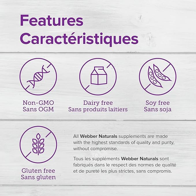 Webber Naturals Probiotic Adult 50+ 15 Billion Active Cells 10 Probiotic Strains 30 Capsules
