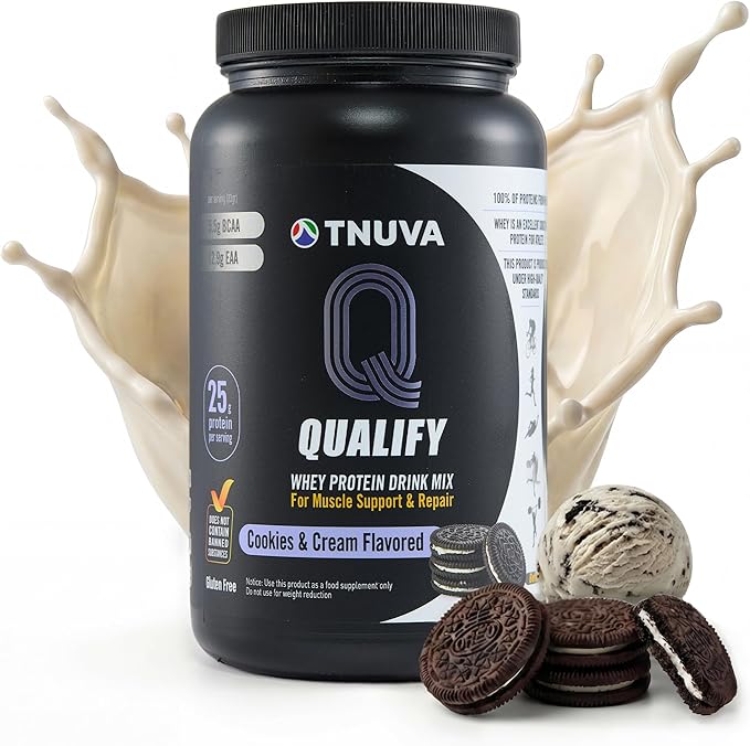 Cookies &amp Cream Protein Powder. 25g Protein for Post Workout Recovery Smoothie &amp Baking. Gluten &amp Sugar Free Highly Kosher Amino Acids (5.5g BCAA 2.7g Leucine) 1.65 lbs 23 Servings