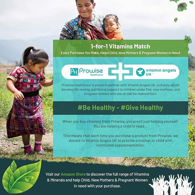 Multivitamin &amp Iron 180 Tablets (6 Months Dose) Immune Support - One A Day Multi-Vitamin Supplement – UK Manufactured | GMP Standards by Prowise Healthcare - Suitable for Vegetarians