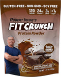 FITCRUNCH Tri-Blend Whey Protein Keto Friendly Low Calories High Protein Gluten Free Soy Free (18 Servings Chocolate Deluxe)
