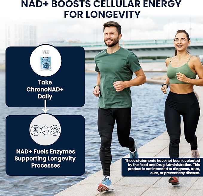 NAD+ Resveratrol Supplement 90 Capsules of 500mg | Anti Aging &amp Cellular Support Supplements for Women &amp Men - NAD Supplement Made in USA (1.5-Month Supply)