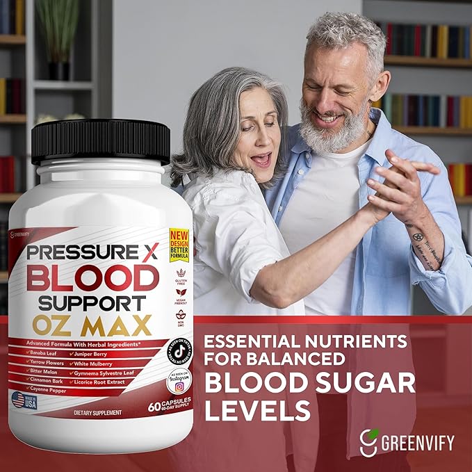 Pressure X Blood Support OZ Max Blood Support Supplement - Advanced Formula PressureX Advanced Supplement Pressure X Maximum Strength Reviews (1)