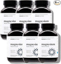 Smarter Nutrition Marine Magnesium Supplement 300mg - Naturally Sourced Clinically Tested Magnesium + Avocado Oil &amp AstraGin for High Absorption - Non-GMO (90 Count (Pack of 6))