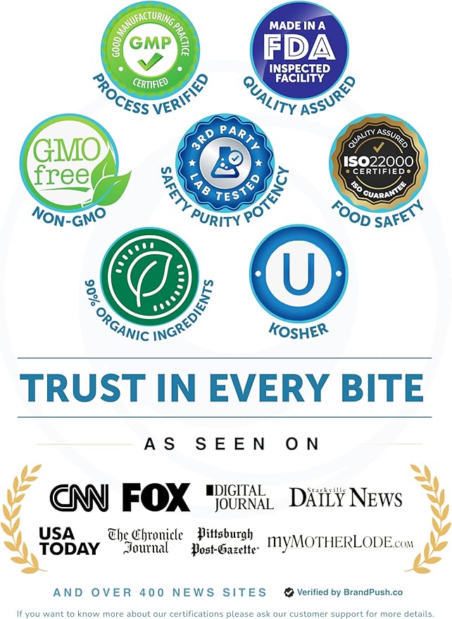 Lunakai USA Made Biotin Gummies 5000mcg with Vitamin C &amp E - Delicious Hair Skin Nails Vitamins for Women Non-GMO Hair Growth Supplement - 6 Pack