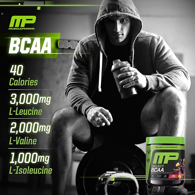 Muscle Pharm Combat 4lb Chocolate Protein and MusclePharm Fruit Punch BCAA's