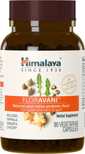 Himalaya FlorAvani - Herbal Digestive Health Supplement Supporting Heartburn and Nausea Relief - Vegan Non-GMO Gluten Free Clinically Studied 271 mg 90 Capsules